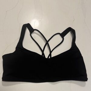 Lululemon Black Strappy Sports Bra